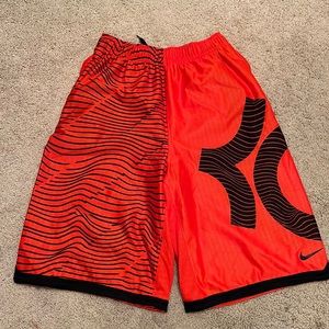 NIKE KD Surge Elite 11" Dri-Fit Mesh Orange Basketball Shorts XL
